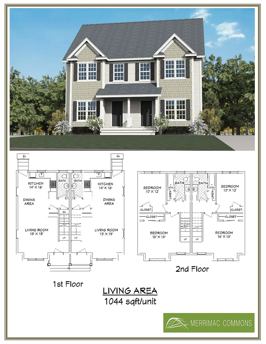 Floor plan Merrimac Commons