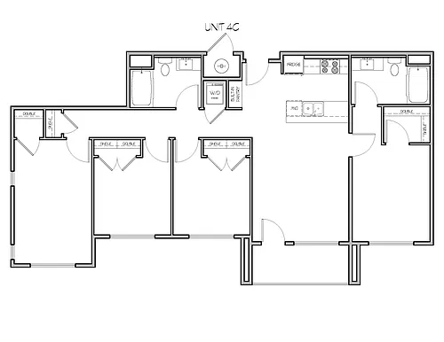 Floor plan 4 Bedroom