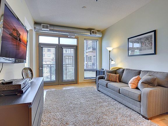 Living Room open to balcony