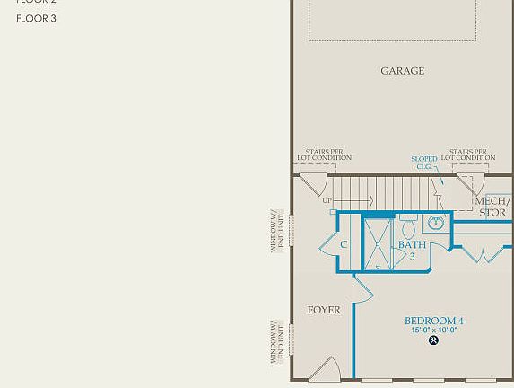 Floor Plan, Quick Move-In Home, Floor 1