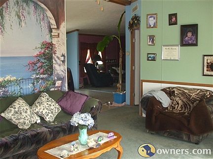 looking into the living room from front door