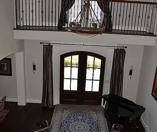 Entrance from top of stairs