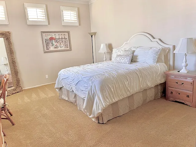 spacious master bedroom