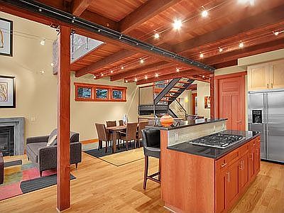 Kitchen and dining room