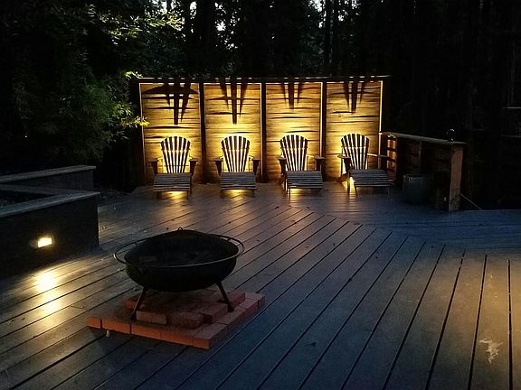 Outdoor living / lounge area.