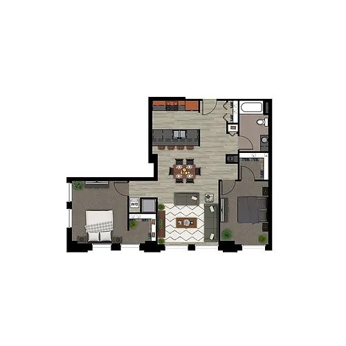Floor plan B2