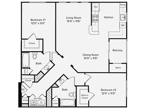 Floor plan B9