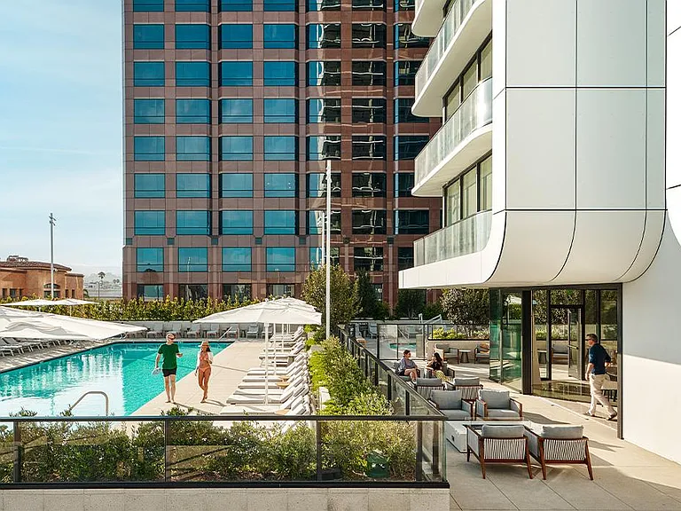 Pool and 2nd floor outdoor lounge