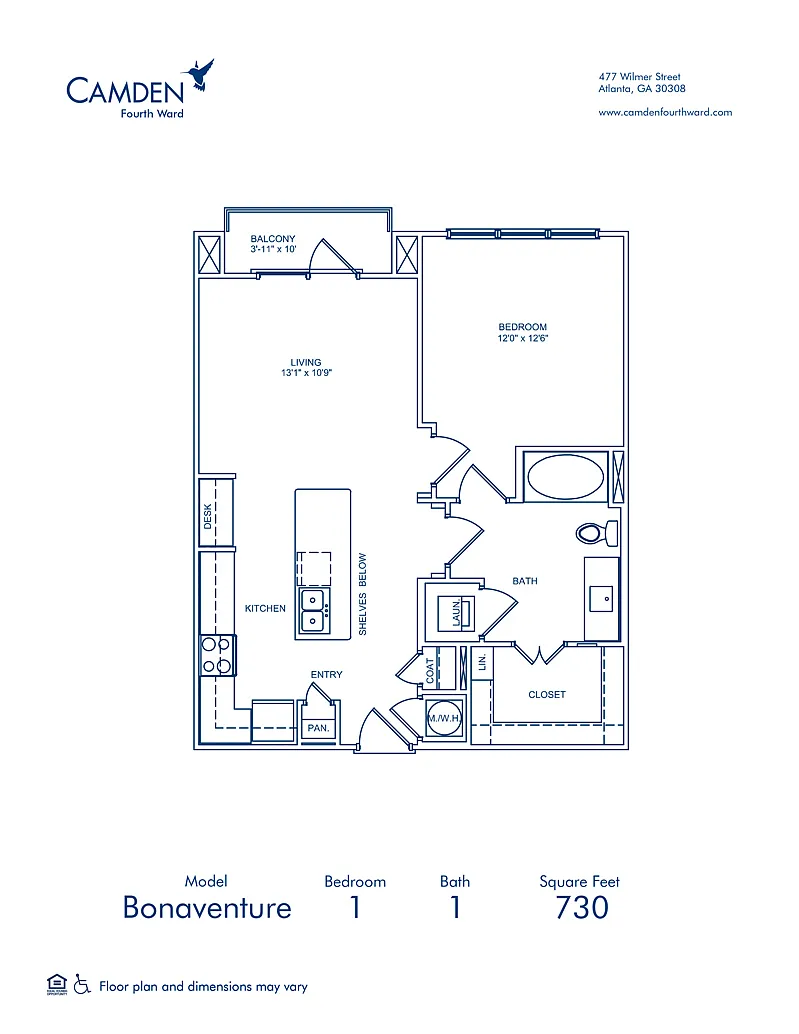 Floor plan Bonaventure