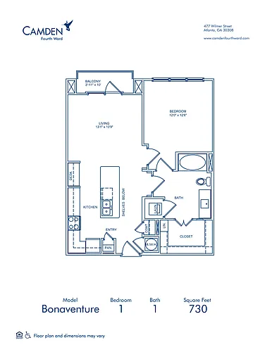 Floor plan Bonaventure