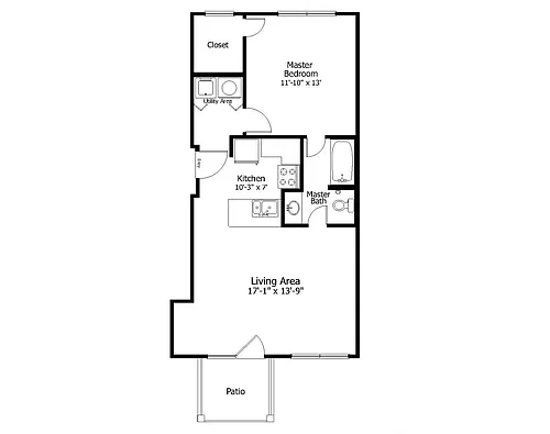 Floor plan Oaks 3A2