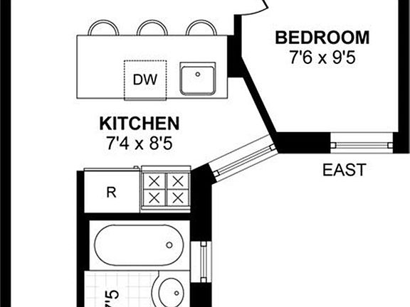 3rd image of 250 Manhattan Ave APT 2B
