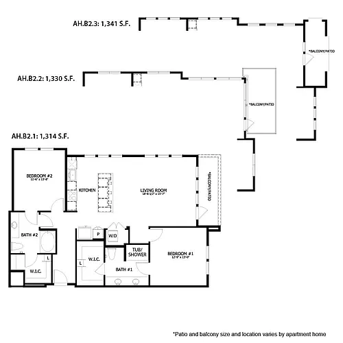 Floor plan AH B2