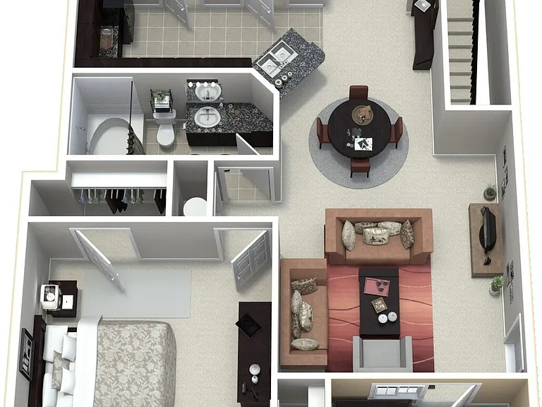 A3r floor plan Grand Villas at Tuscan Lakes