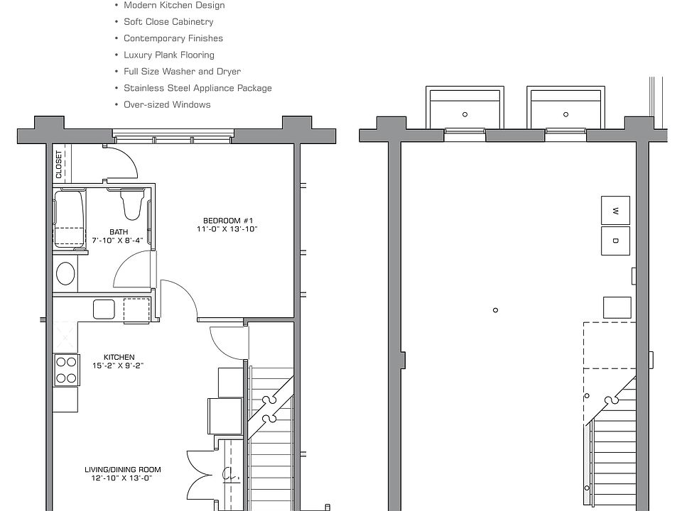 Unit 107 Floor plan