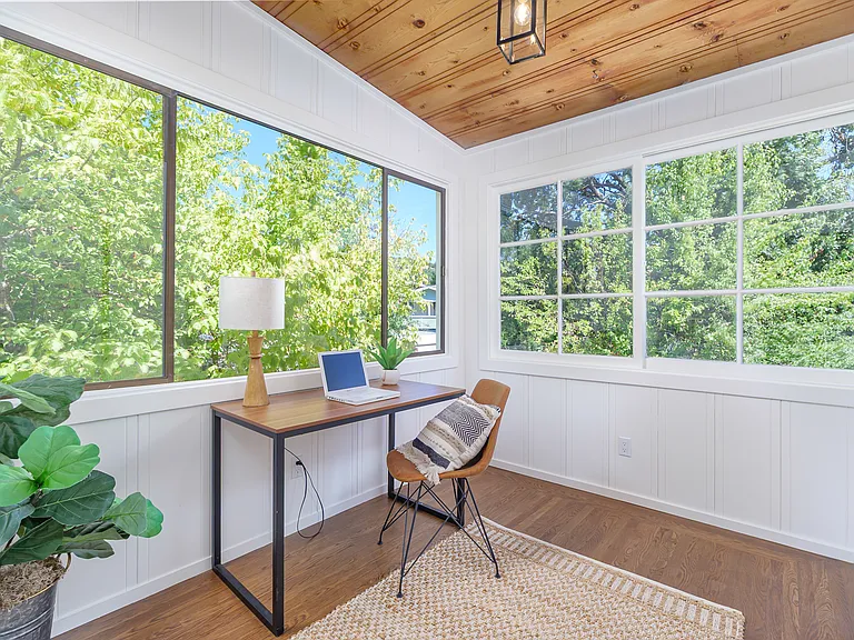 Light-filled bonus room; perfect for office