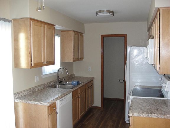 Kitchen New dishwasher, stove, microwave, fridge., cabinets 