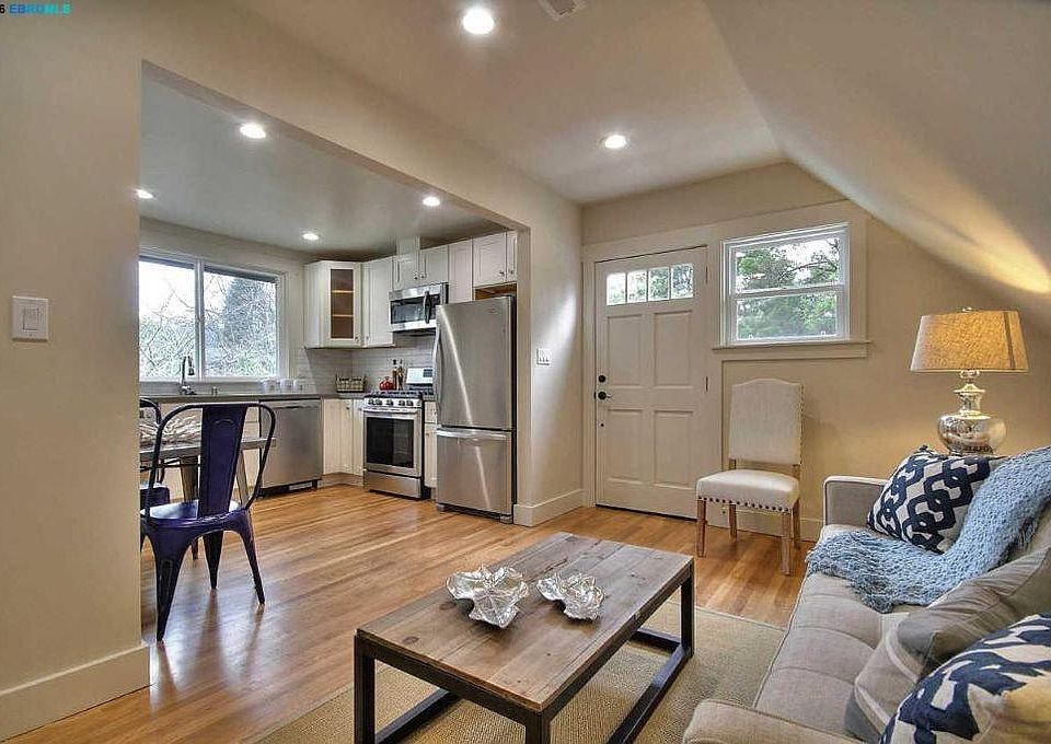 Kitchen and living area