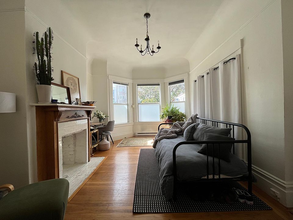 Main living area with views to Twin Peaks.