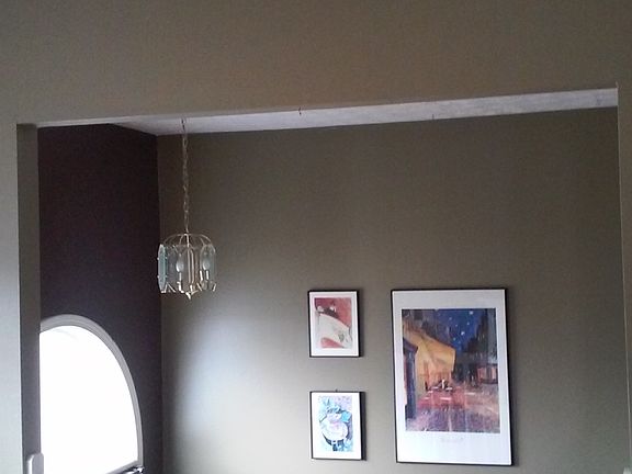 Foyer with Vaulted Ceilings