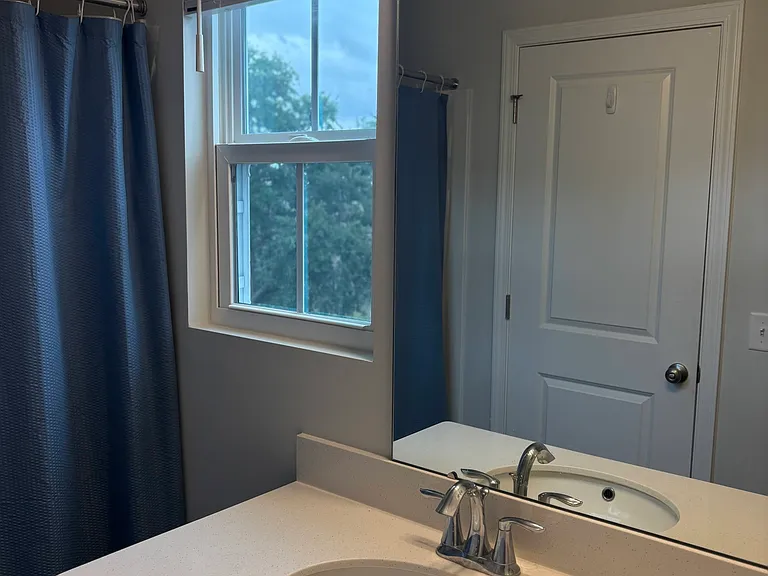 Shared full bathroom for bedrooms #2 and #3 on top floor