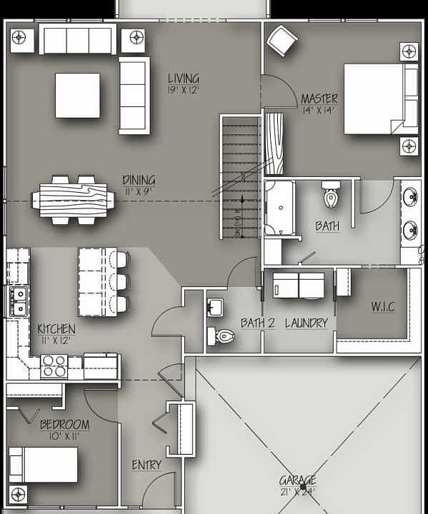 2nd image of 3491 S Riverwalk Dr #6