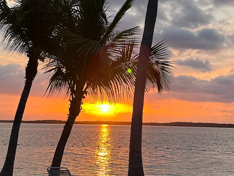 Sunrise at Largo Sound Park 1 block down the street you would have access included