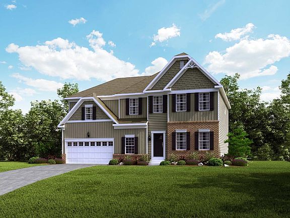 Elevation H Opt New England Partial Brick Front