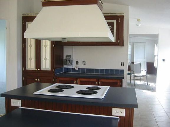 Open kitchen with island