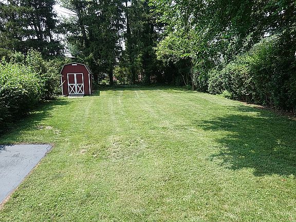 Fenced in back yard