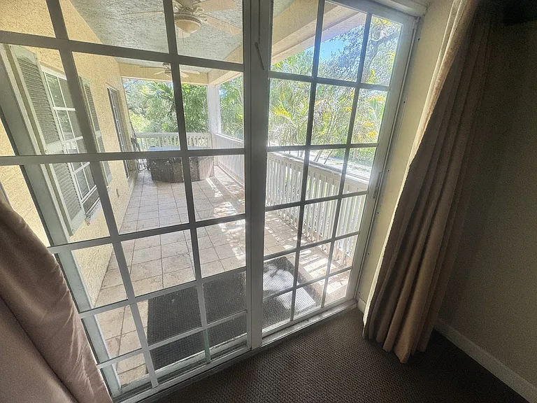 Master bedroom balcony