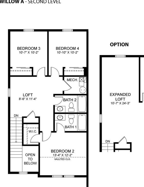 Willow Plan, Prairie Song Cottages