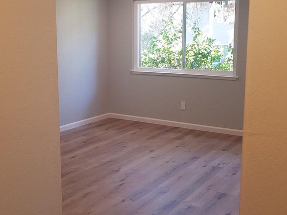 view from kitchen to living room
