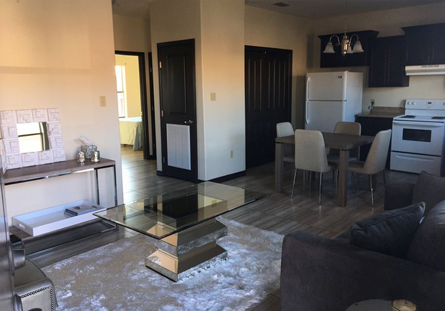 Living Room and Kitchen