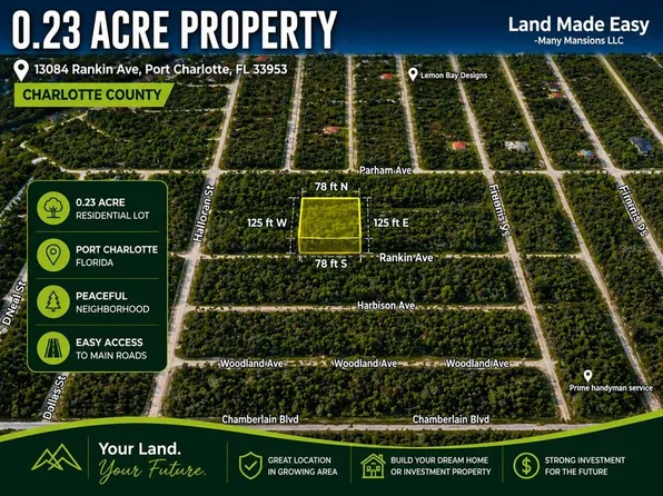 13084 Rankin Ave Lot 4, Pt Charlotte, FL 33953