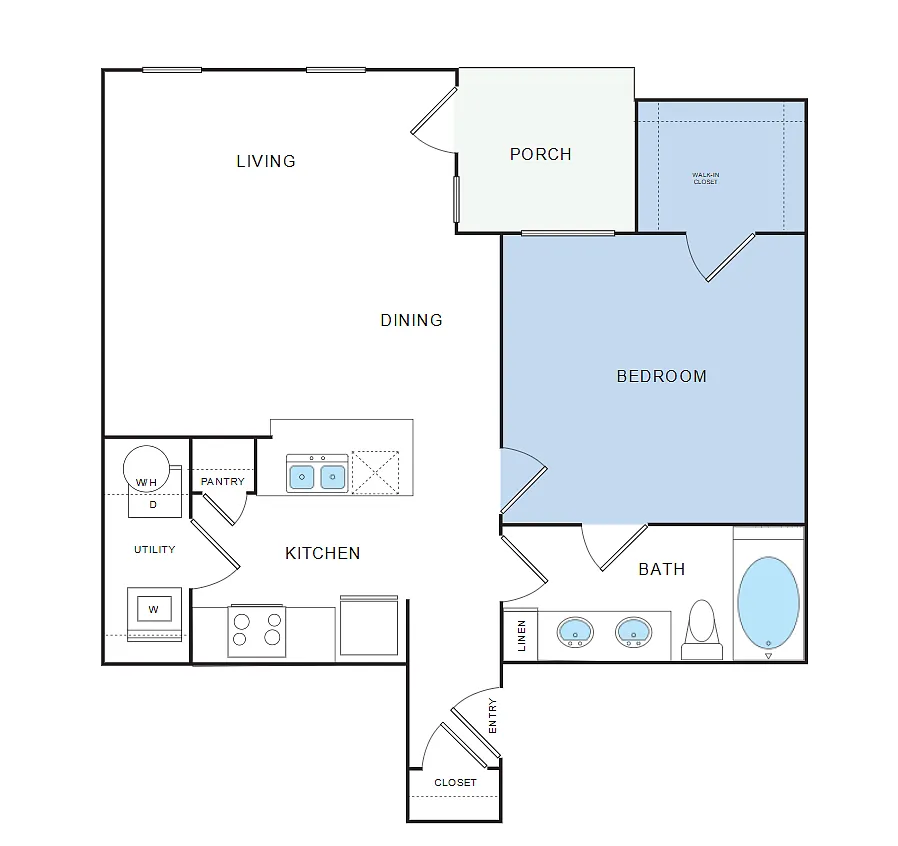 Floor plan A4 (Bottom Unit)