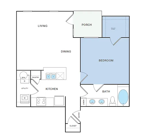 Floor plan A4 (Bottom Unit)
