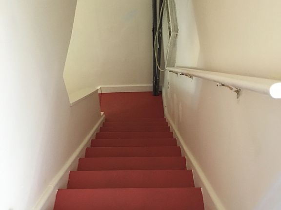 clean and bright stairs