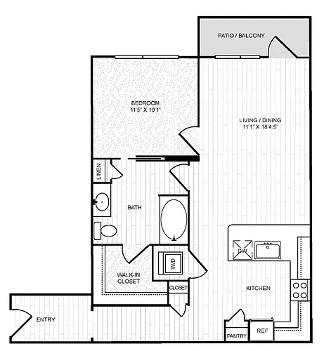 Floor plan A13
