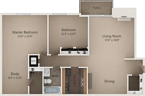 Floor plan The Sycamore