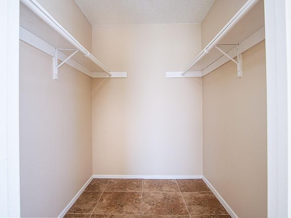 Large walk in closet in each bedroom