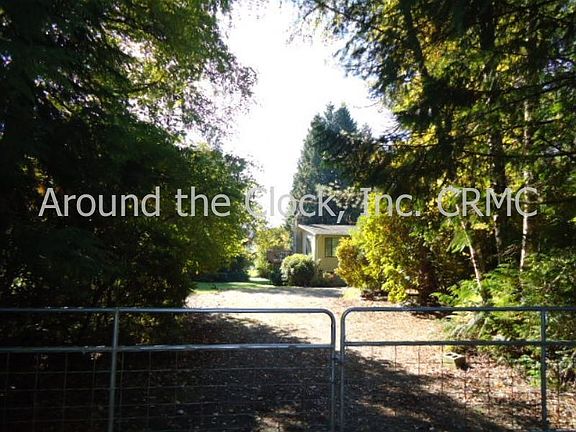 Gated entrance and fenced