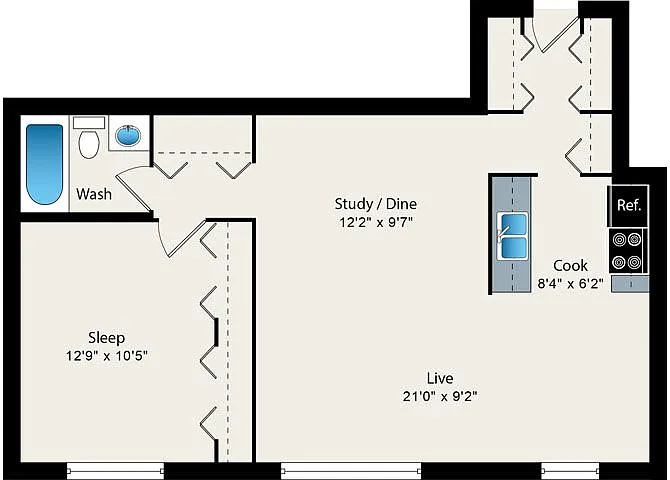 Floor plan A2