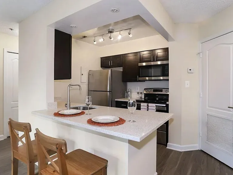 Upgraded open kitchen layout