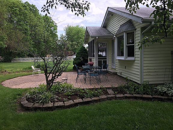 Back porch and paver patio