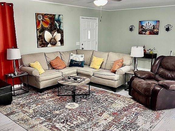 Family room open to kitchen