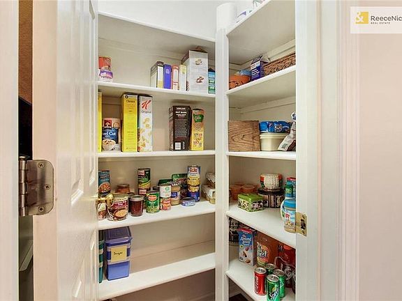 Large kitchen pantry for all your storage needs