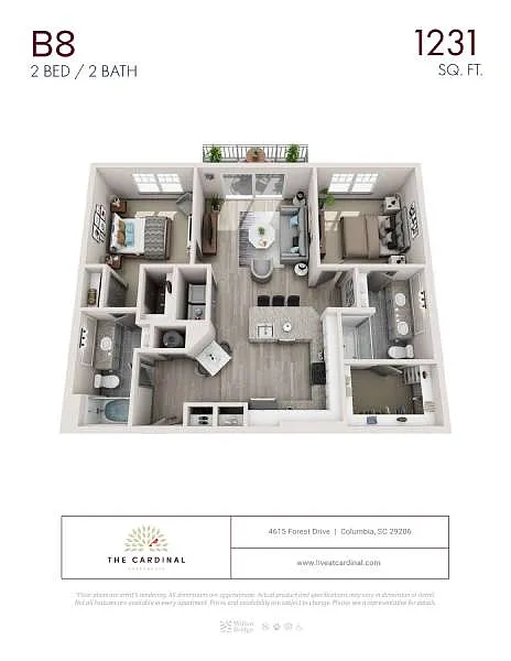 Floor plan B8