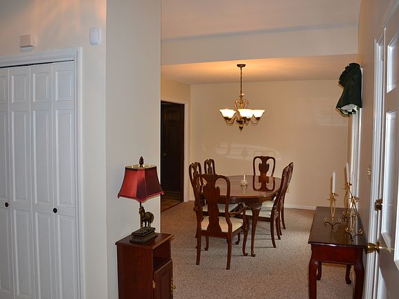 View from front door, form