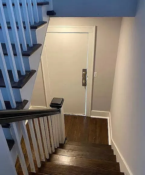 Walk down to front door